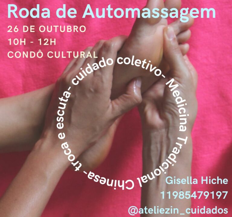 Roda de automassagem com gisella hiche