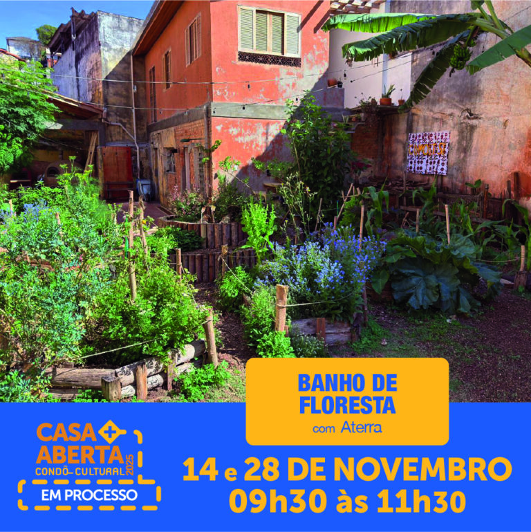 banho de floresta com aterra casa aberta em processo 2025