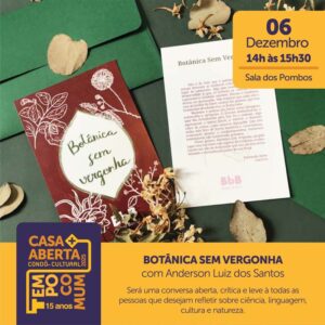 botanica sem vergonha casa aberta 2025 tempo comum