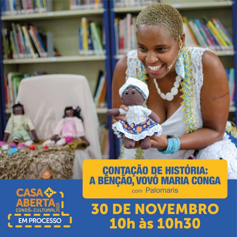 contação de história com palomaris casa aberta em processo 2025