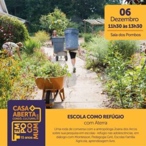 escola como refugio casa aberta 2025 tempo comum
