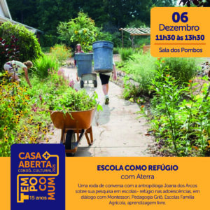 escola como refugio aterra casa aberta 2025 tempo comum