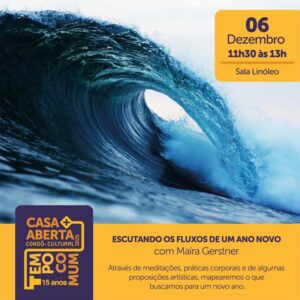 encutando os fluxos de um ano novo casa aberta 2025 tempo comum