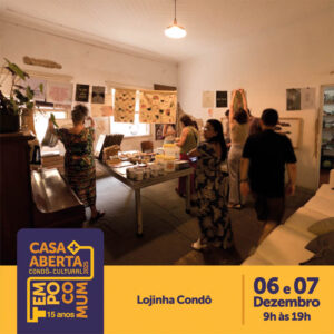 lojinha condô casa aberta 2025 tempo comum