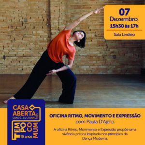 oficina ritmo movimento e expressão paula d'ajello casa aberta 2025 tempo comum
