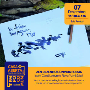 zen dezenho poesia carol lefèvre casa aberta 2025 tempo comum