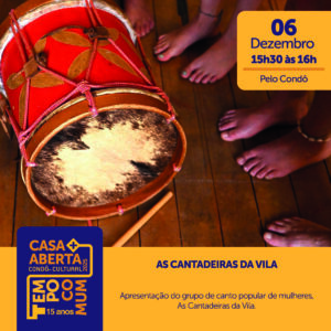 as cantadeiras da vila casa aberta 2025 tempo comum
