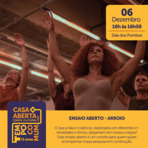 ensaio aberto arroio casa aberta 2025 tempo comum