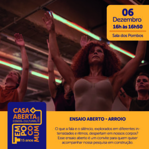 ensaio aberto arroio casa aberta 2025 tempo comum