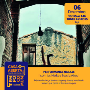 performance na laje casa aberta 2025 tempo comum