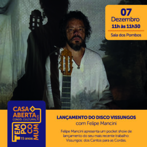 lançamento vissungos casa aberta 2025 tempo comum